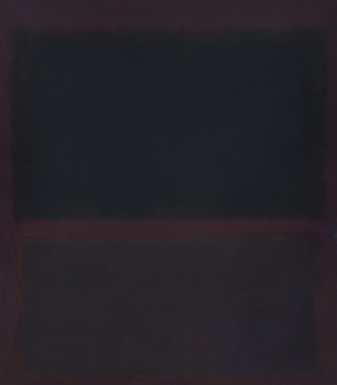 Black on Dark Sienna and Purple by Mark Rothko